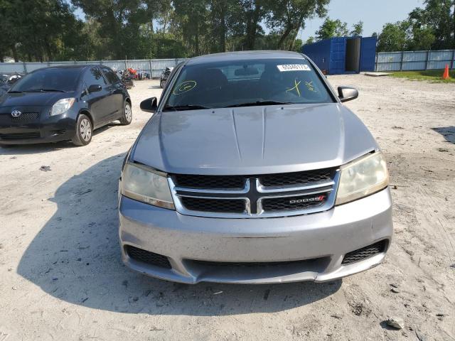 1C3CDZAB9DN530664 - 2013 DODGE AVENGER SE SILVER photo 5