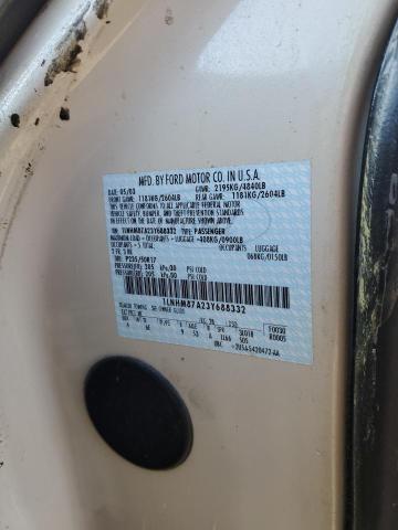 1LNHM87A23Y688332 - 2003 LINCOLN LS Krem foto 13