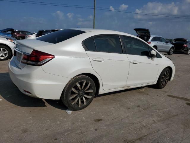 19XFB2F93EE045986 - 2014 HONDA CIVIC EXL WHITE photo 3