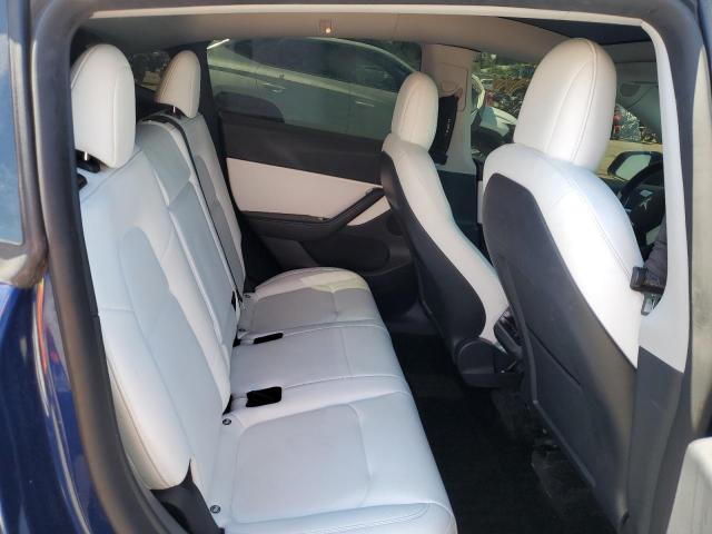 7SAYGDEF1NF441862 - 2022 TESLA MODEL Y BLUE photo 10