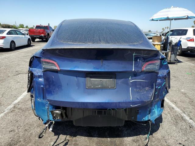 7SAYGDEF1NF441862 - 2022 TESLA MODEL Y BLUE photo 6