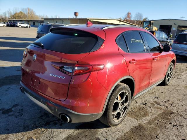 ZASFAKNN2J7B80055 - 2018 ALFA ROMEO STELVIO TI SPORT RED photo 4