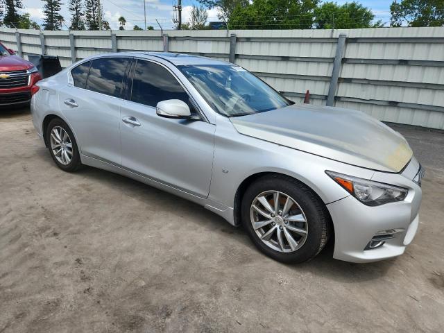 JN1BV7AR8EM684847 - 2014 INFINITI Q50 BASE 银色 照片 4