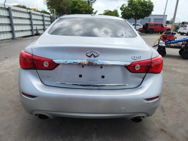 JN1BV7AR8EM684847 - 2014 INFINITI Q50 BASE 银色 照片 6