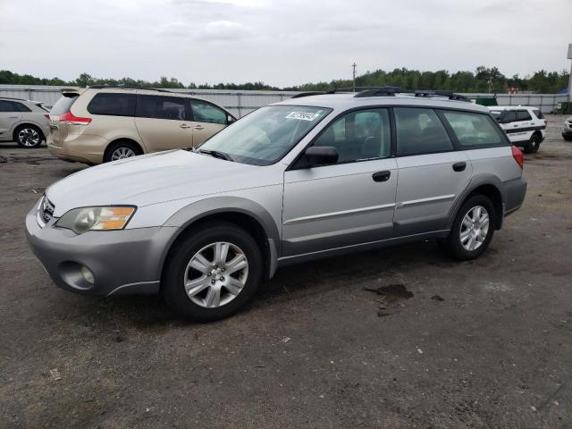 4S4BP61C157369606 - 2005 SUBARU LEGACY OUTBACK 2.5I SILVER photo 1