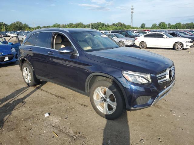 WDC0G4KB0JV103032 - 2018 MERCEDES-BENZ GLC 300 4MATIC BLUE photo 4