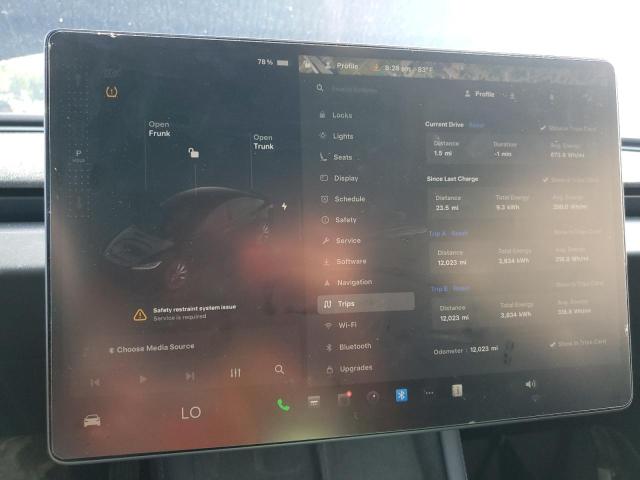 5YJ3E1EA1RF749359 - 2024 TESLA MODEL 3 შავი ფოტო 9