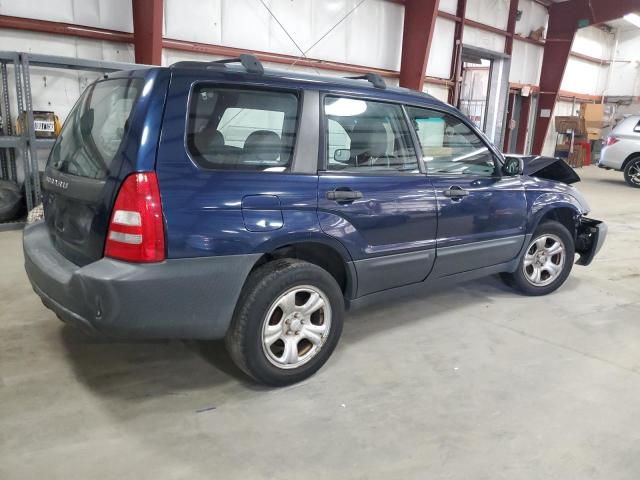 JF1SG63675G714607 - 2005 SUBARU FORESTER 2.5X BLUE photo 3