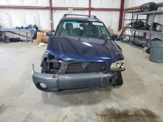 JF1SG63675G714607 - 2005 SUBARU FORESTER 2.5X BLUE photo 5
