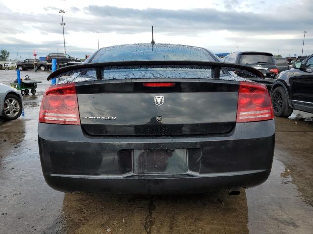 2B3KA43G68H303296 - 2008 DODGE CHARGER BLACK photo 6