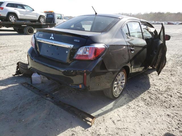 ML32FUFJXMHF03532 - 2021 MITSUBISHI MIRAGE G4 ES შავი ფოტო 4