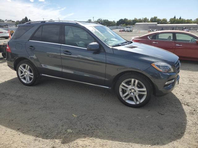 4JGDA5HB6EA376202 - 2014 MERCEDES-BENZ ML 350 4MATIC GRAY photo 4