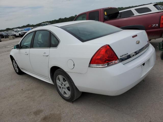 2G1WA5EK8A1129276 - 2010 CHEVROLET IMPALA LS WHITE photo 2