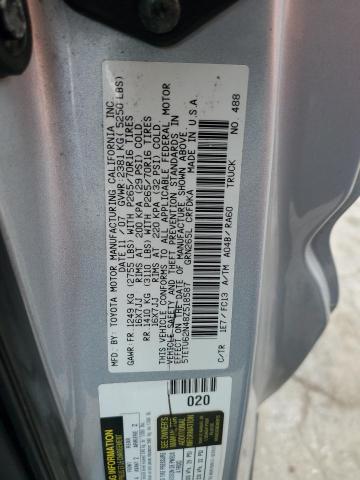 5TETU62N48Z518587 - 2008 TOYOTA TACOMA PRERUNNER ACCESS CAB SILVER photo 12