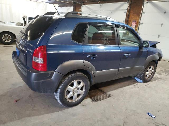 KM8JN12D35U072088 - 2005 HYUNDAI TUCSON GLS BLUE photo 3