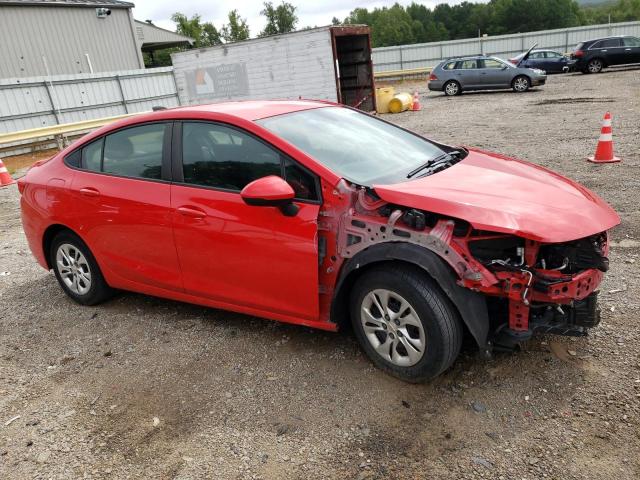 1G1BJ5SM8K7104922 - 2019 CHEVROLET CRUZE RED photo 4