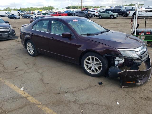 3FAHP0JA7BR220136 - 2011 FORD FUSION SEL BURGUNDY photo 4