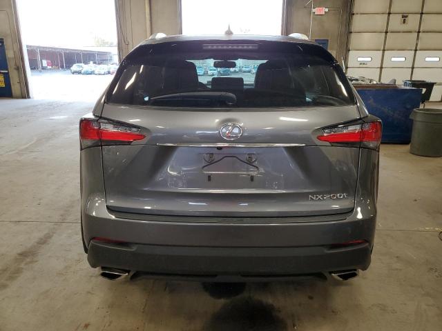 JTJBARBZ5F2031700 - 2015 LEXUS NX 200T GRAY photo 6