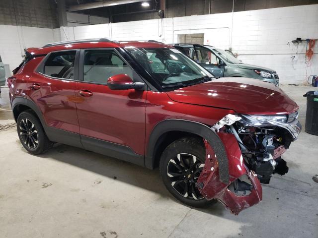 KL79MRSL3NB092348 - 2022 CHEVROLET TRAILBLAZE LT RED photo 4