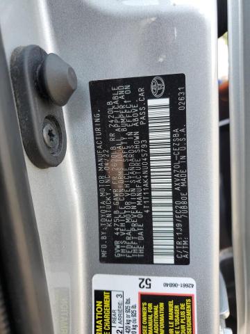 4T1T11AK4NU045793 - 2022 TOYOTA CAMRY SE ვერცხლისფერი ფოტო 13