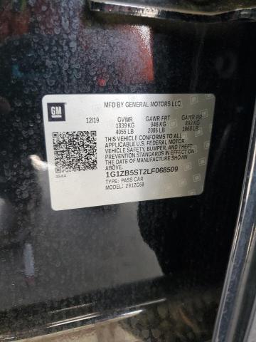 1G1ZB5ST2LF068509 - 2020 CHEVROLET MALIBU LS BLACK photo 12