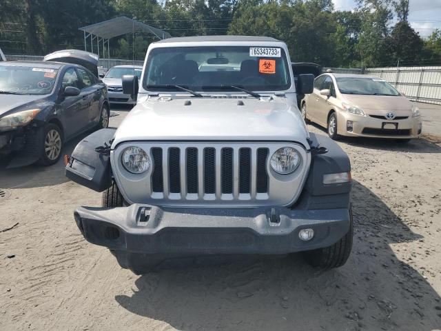 1C4HJXAG8PW532138 - 2023 JEEP WRANGLER SPORT SILVER photo 5