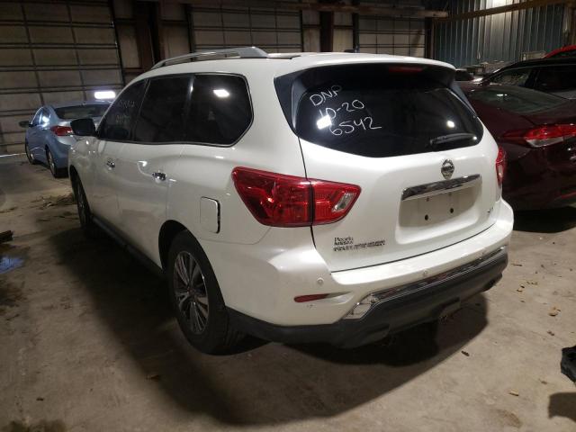 5N1DR2MN3JC646542 - 2018 NISSAN PATHFINDER S WHITE photo 3