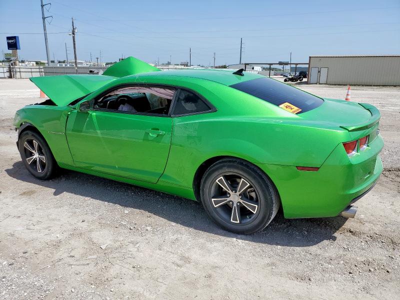 2G1FB1ED1B9148732 - 2011 CHEVROLET CAMARO LT GREEN photo 2