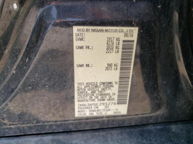 1N4AL3AP1GC295276 - 2016 NISSAN ALTIMA 2.5 CHARCOAL photo 13