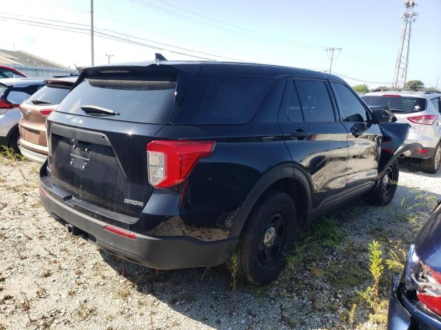 1FM5K8AB0MGB18315 - 2021 FORD EXPLORER POLICE INTERCEPTOR 黑色 照片 3