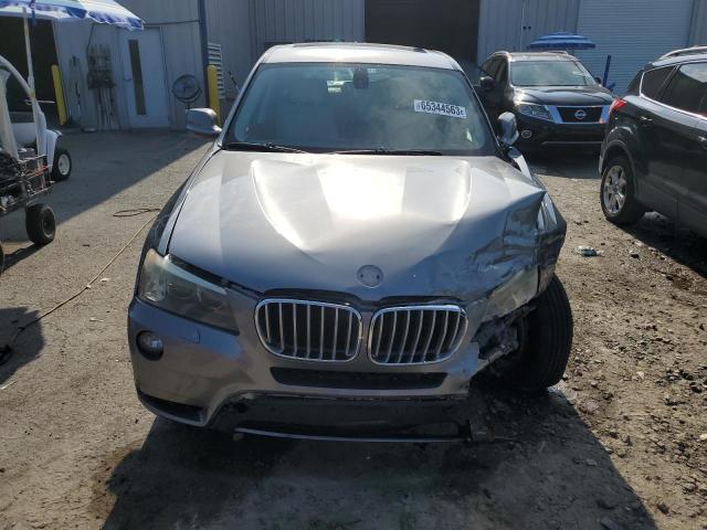 5UXWX7C52BL731020 - 2011 BMW X3 XDRIVE35I GRAY photo 5