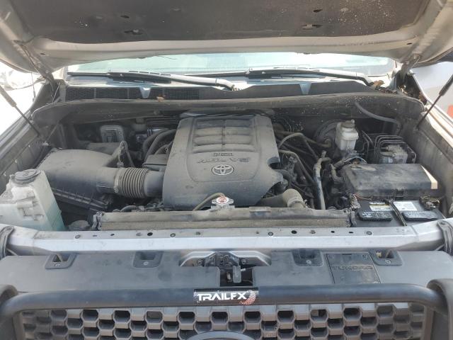 5TFRM5F12KX137007 - 2019 TOYOTA TUNDRA DOUBLE CAB SR/SR5 SILVER photo 11