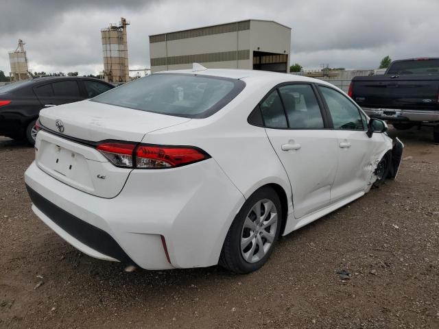 5YFEPMAE5NP329647 - 2022 TOYOTA COROLLA LE Սպիտակ լուսանկար 3