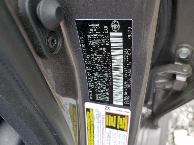 4T1G11AK7PU822066 - 2023 TOYOTA CAMRY SE NIGHT SHADE GRAY photo 12