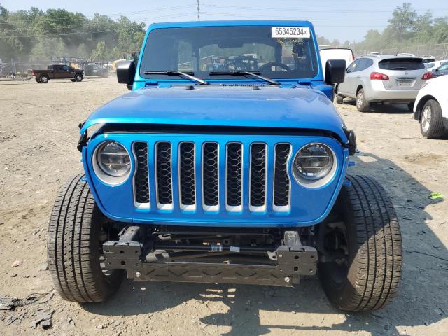 1C4JJXP63NW278755 - 2022 JEEP WRANGLER U SAHARA 4XE BLUE photo 5