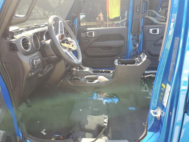 1C4JJXP63NW278755 - 2022 JEEP WRANGLER U SAHARA 4XE BLUE photo 7