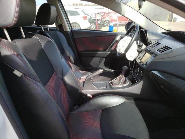 JM1BL1L40D1755993 - 2013 MAZDA SPEED 3 WHITE photo 5