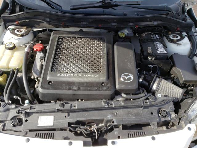 JM1BL1L40D1755993 - 2013 MAZDA SPEED 3 WHITE photo 7