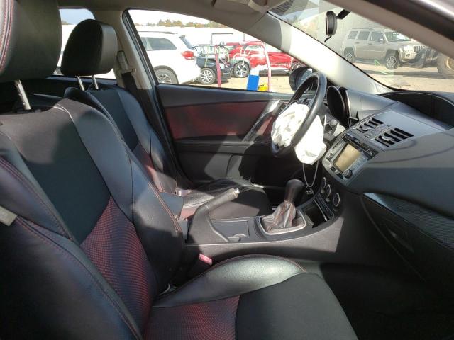 JM1BL1L40D1755993 - 2013 MAZDA SPEED 3 WHITE photo 9