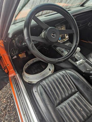 1Z37L6S440864 - 1976 CHEVROLET CORVETTE ORANGE photo 7