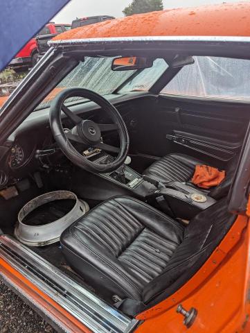 1Z37L6S440864 - 1976 CHEVROLET CORVETTE ORANGE photo 8