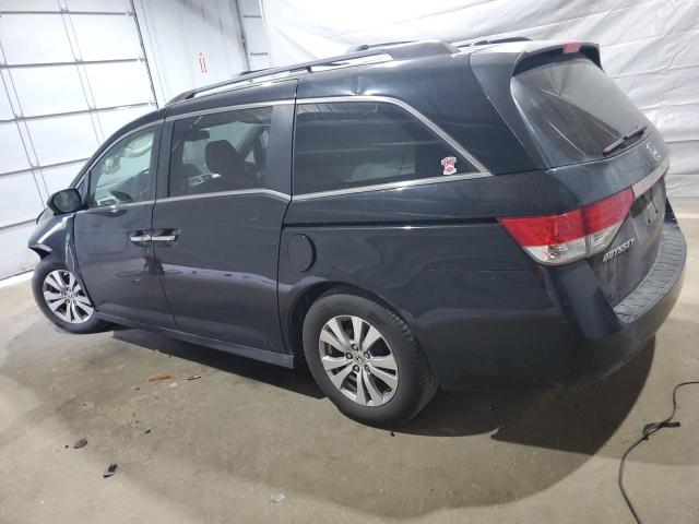 5FNRL5H63EB014164 - 2014 HONDA ODYSSEY EXL BLACK photo 2
