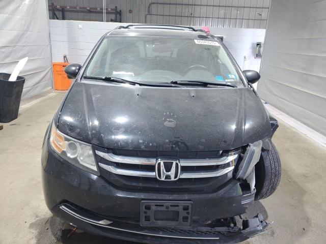 5FNRL5H63EB014164 - 2014 HONDA ODYSSEY EXL BLACK photo 5