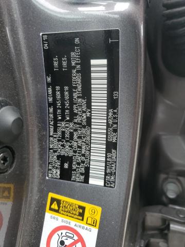 5TDJZRFH2JS869807 - 2018 TOYOTA HIGHLANDER SE Gri fotoğraf 13