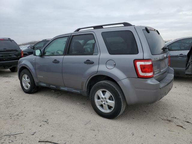 1FMCU93138KA64796 - 2008 FORD ESCAPE XLT GRAY photo 2