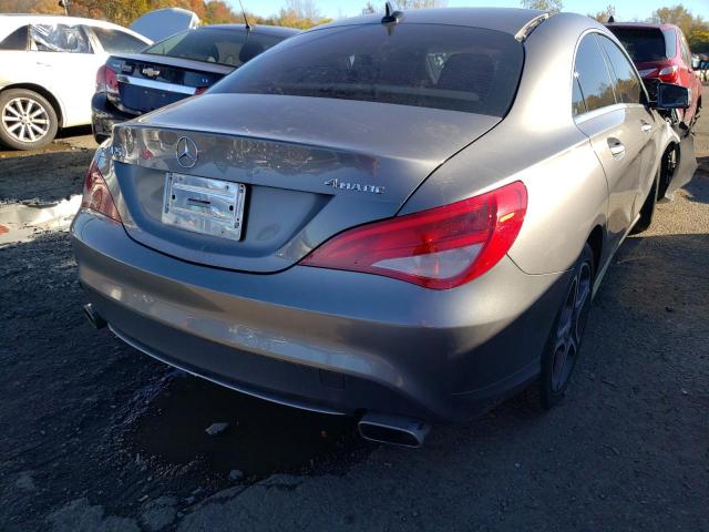 WDDSJ4GB2EN096878 - 2014 MERCEDES-BENZ CLA 250 4MATIC GRAY photo 4