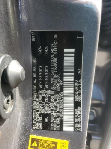 5TDJZRFH6HS470358 - 2017 TOYOTA HIGHLANDER SE GRAY photo 14