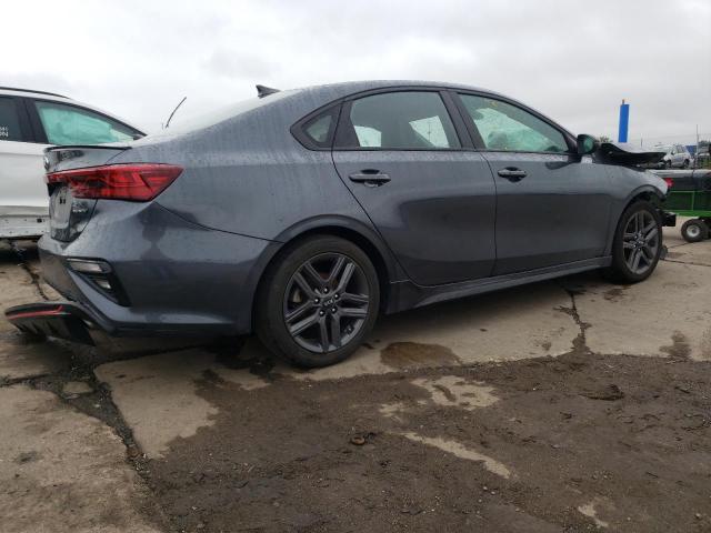 3KPF34AD4ME263213 - 2021 KIA FORTE GT LINE GRAY photo 3