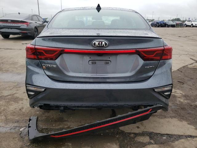 3KPF34AD4ME263213 - 2021 KIA FORTE GT LINE GRAY photo 6