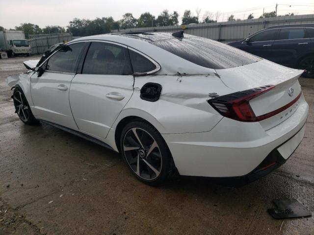 5NPEJ4J22MH112589 - 2021 HYUNDAI SONATA SEL PLUS WHITE photo 2